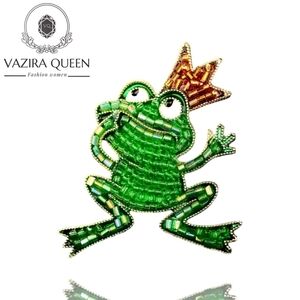 VQ Frog Brooch